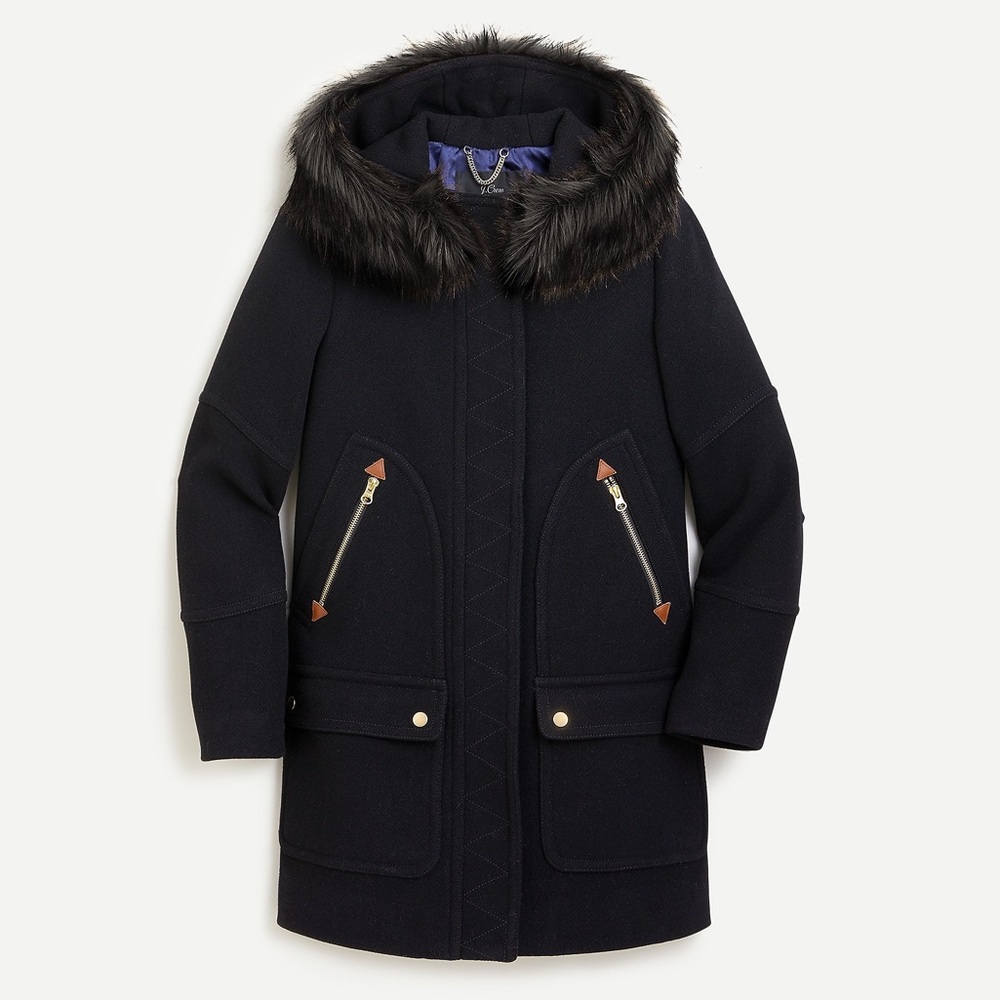 J. Crew Chateau Parka - Italian Stadium-Cloth Wool